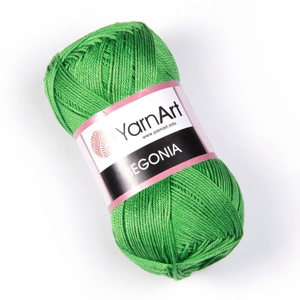 Yarnart Begonia, fil de coton mercerisé Sport, fil mercerisé % 100, fil à tricoter, fil bébé, fil d'été, fil Amigurumi, bikini au Crochet