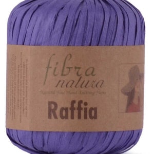Fibra Natura Rafia Multi, Rafia di filato, Corda di carta macramè, Filato di rafia, Paglia di rafia naturale, Filato di cestino, Filato decorativo