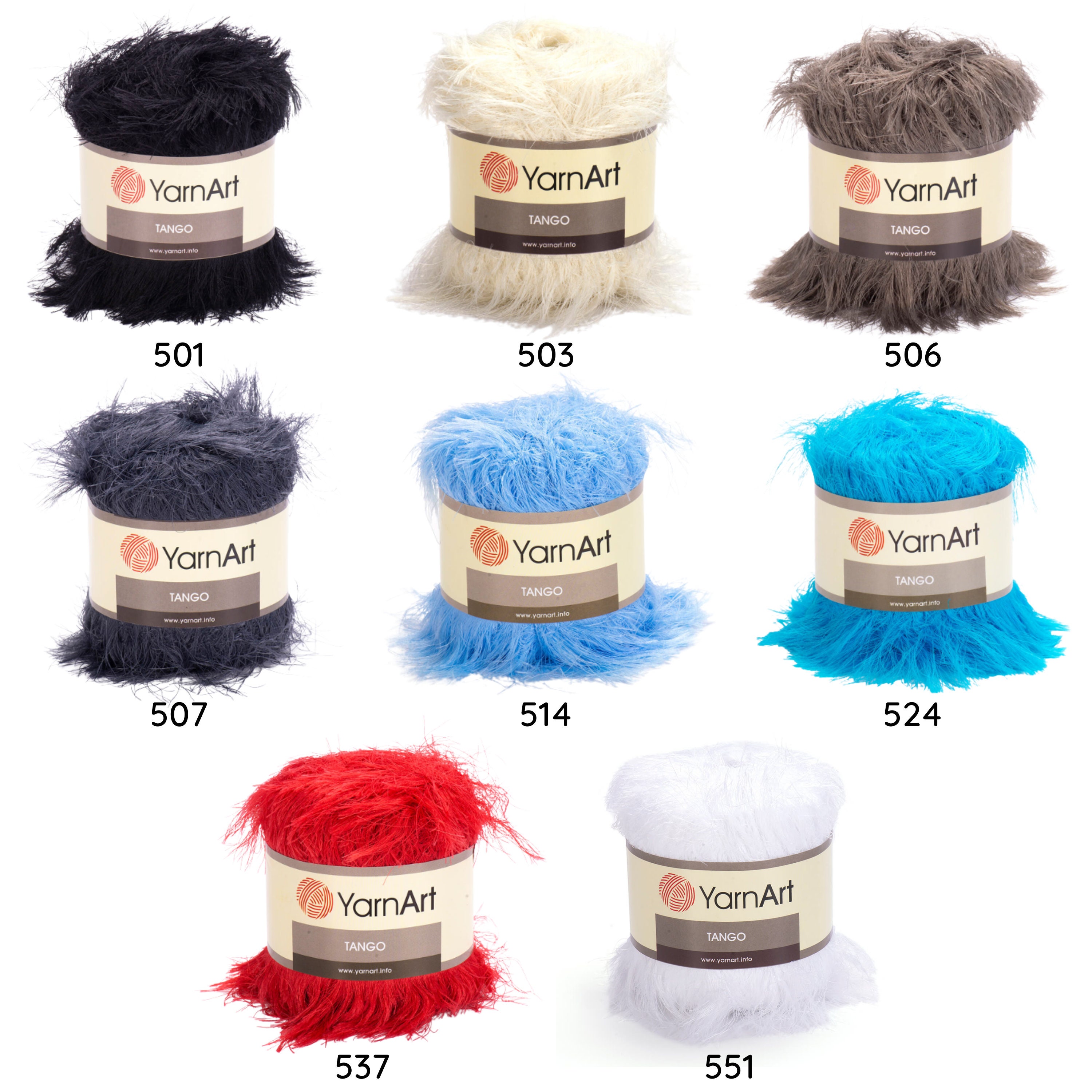 Yarnart Tango Fluffy Yarnfur Yarneyelash Yarnpurple Eyelash Etsy