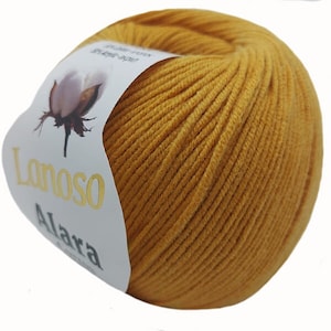 Lanoso Alara yarn,  Cotton yarn ,  Gizza cotton,Soft Amigurumi Yarn, Blanket Yarn, Cotton Amigurumi Yarn, Doll Yarn, Doll Lanas 2