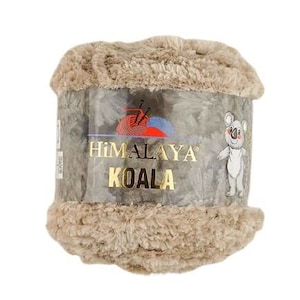Himalaya Koala, Himalaya Yarn.Soft babygaren, omvangrijk garen, dekengaren, vestgaren, baretgaren, mutsgaren, dik garen