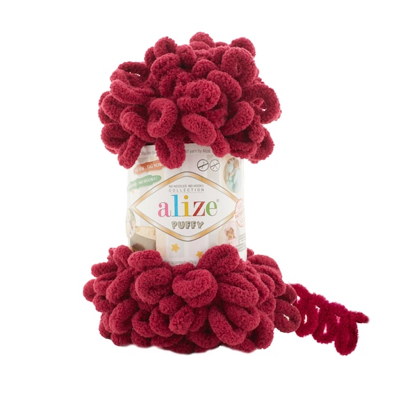 LOOP YARN Alize Puffy Yarn Blanket Yarn Velvet Yarn Easy Knitting Yarn No Hook No Neddle Super Bulky Yarn Baby Yarn Finger Yarn Etsy Canada