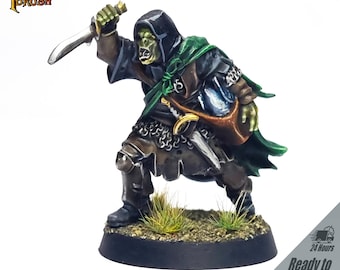 PAINTED Nazthák, Hero of Angmar. MESBG Hand Painted miniature. Wargaming Painting Tabletop