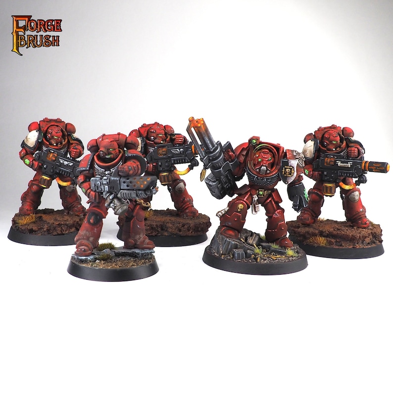 Blood Angels, Painted Army, PREMIUM LEVEL. Commission Painting