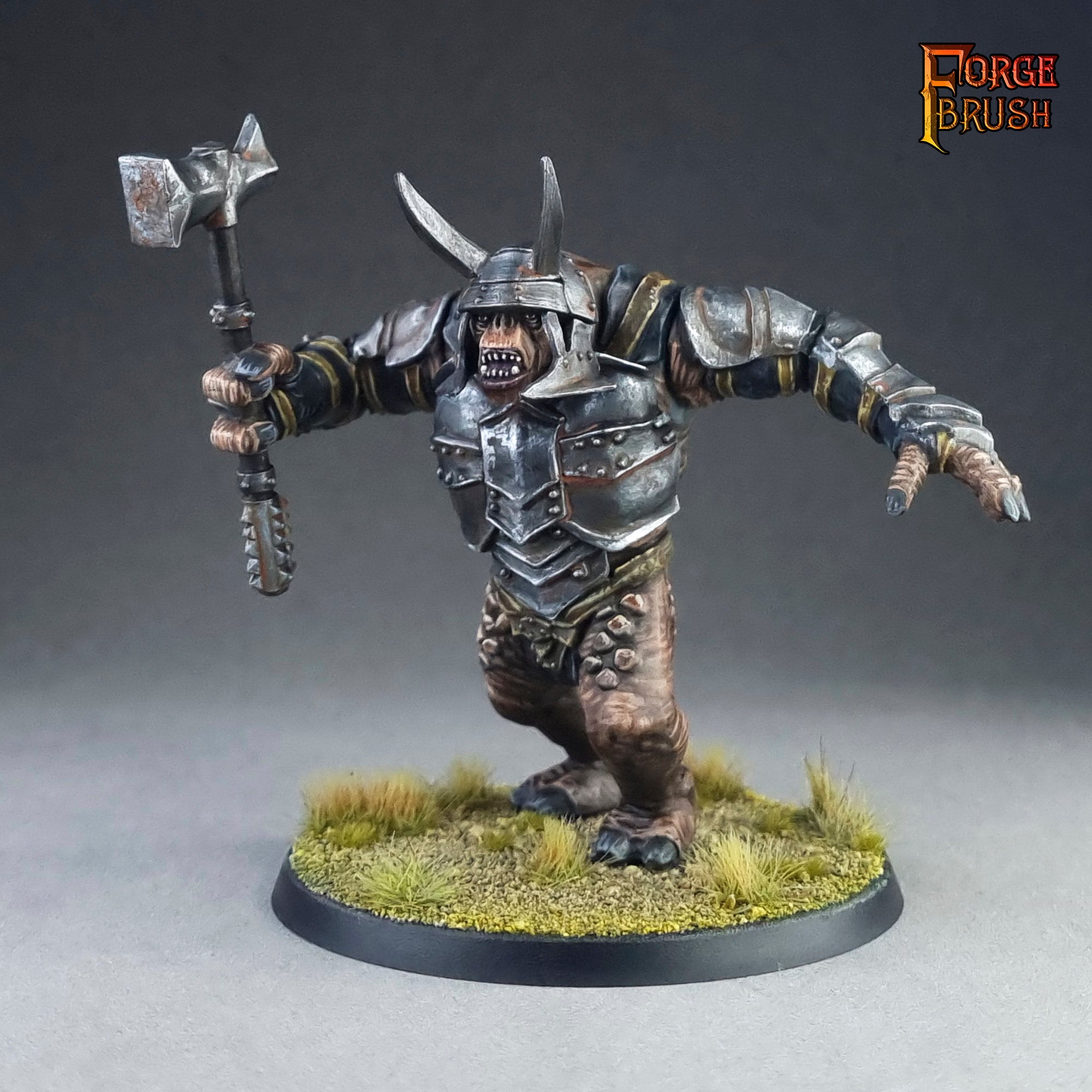 Painted MESBG Mordor Troll. Middle Earth Strategy Battle Game