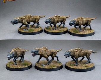Dzikie Wargi, Malowane miniatury. Zlecenie malowania MESBG. Ręcznie malowana miniatura.