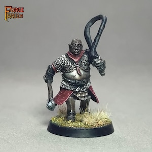 Painted Taskmaster, Mordor orc Commanders. Hand Painted Miniature MESBG