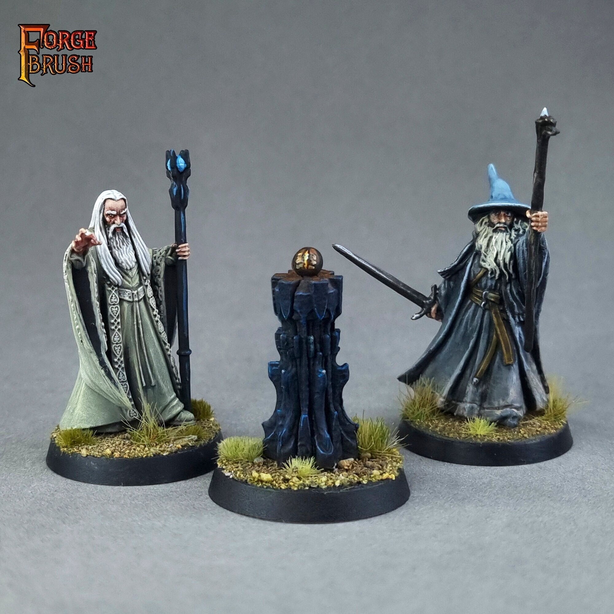 Seigneur des Anneaux GW - Saruman The White et Grima dans l'Antre d