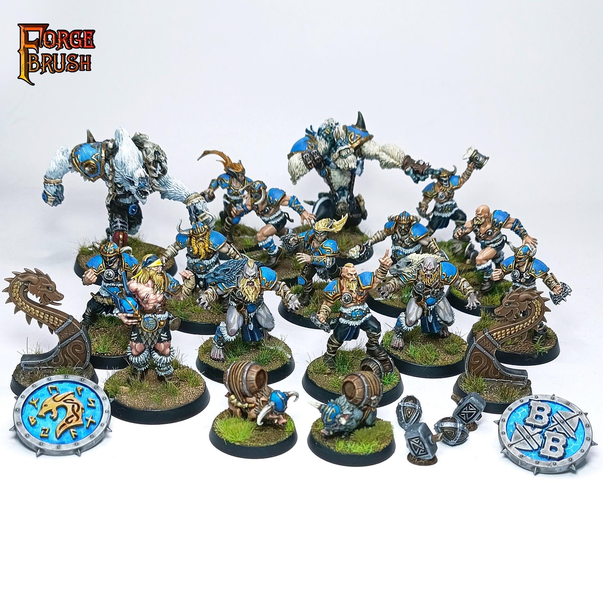 Blood Bowl: Equipo Gnome – The Glimdwarrow Groundhogs, Con 14 Miniaturas De Plástico Para Montar Y Pintar