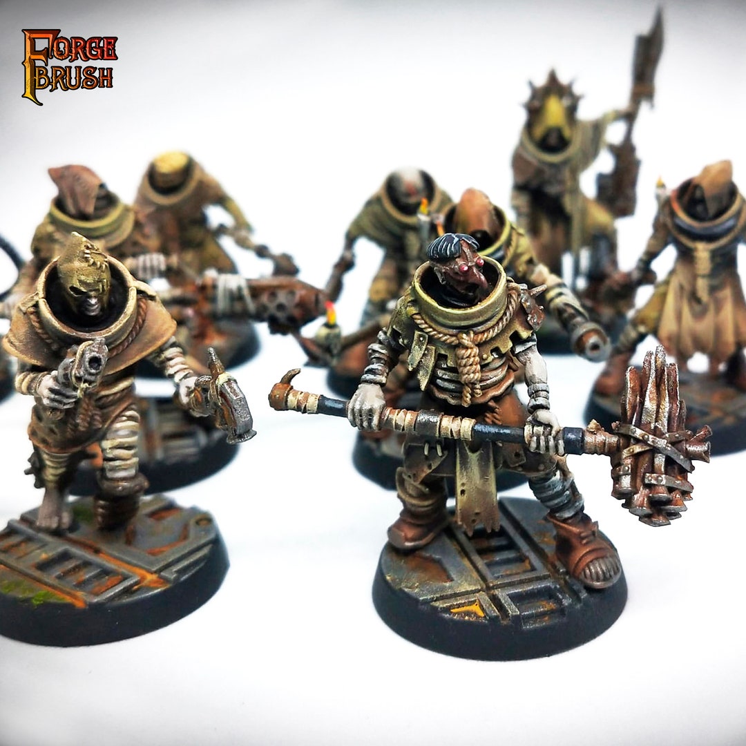 Cawdor Gang, PAINTED Miniatures, Warhammer 40k, Necromunda