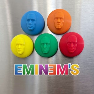 Pack of Eminem EM&EM's Fridge Magnets - Sold as a Set of 5 Colors!