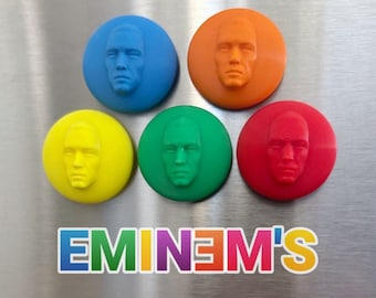 Pack of Eminem EM&EM's Fridge Magnets - Sold as a Set of 5 Colors!