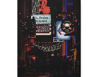 Printer's Alley | Nashville, TN | Music City USA | Canvas Photography Print