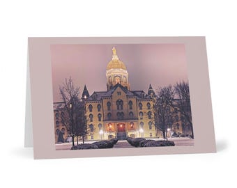 Notre Dame Golden Dome Blank Note Cards, Pack of 7