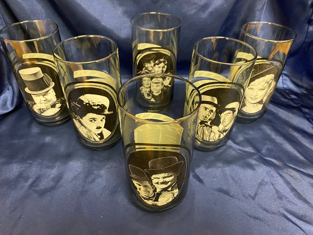 Collector Series Hollywood Stars Arby's Glasses | Set of 6 | Complete ...