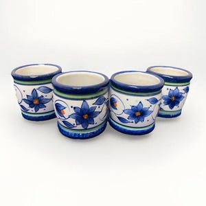 Pflatzgraff Orleans 367-018-00 磁器ナプキンリング | 4個セット | 花柄デザイン | ヴィンテージ