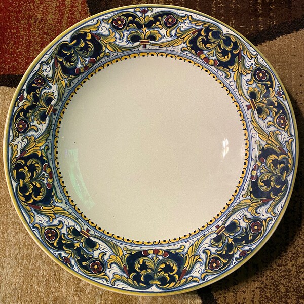 Nova Deruta Pasta Serving Bowl Etsy