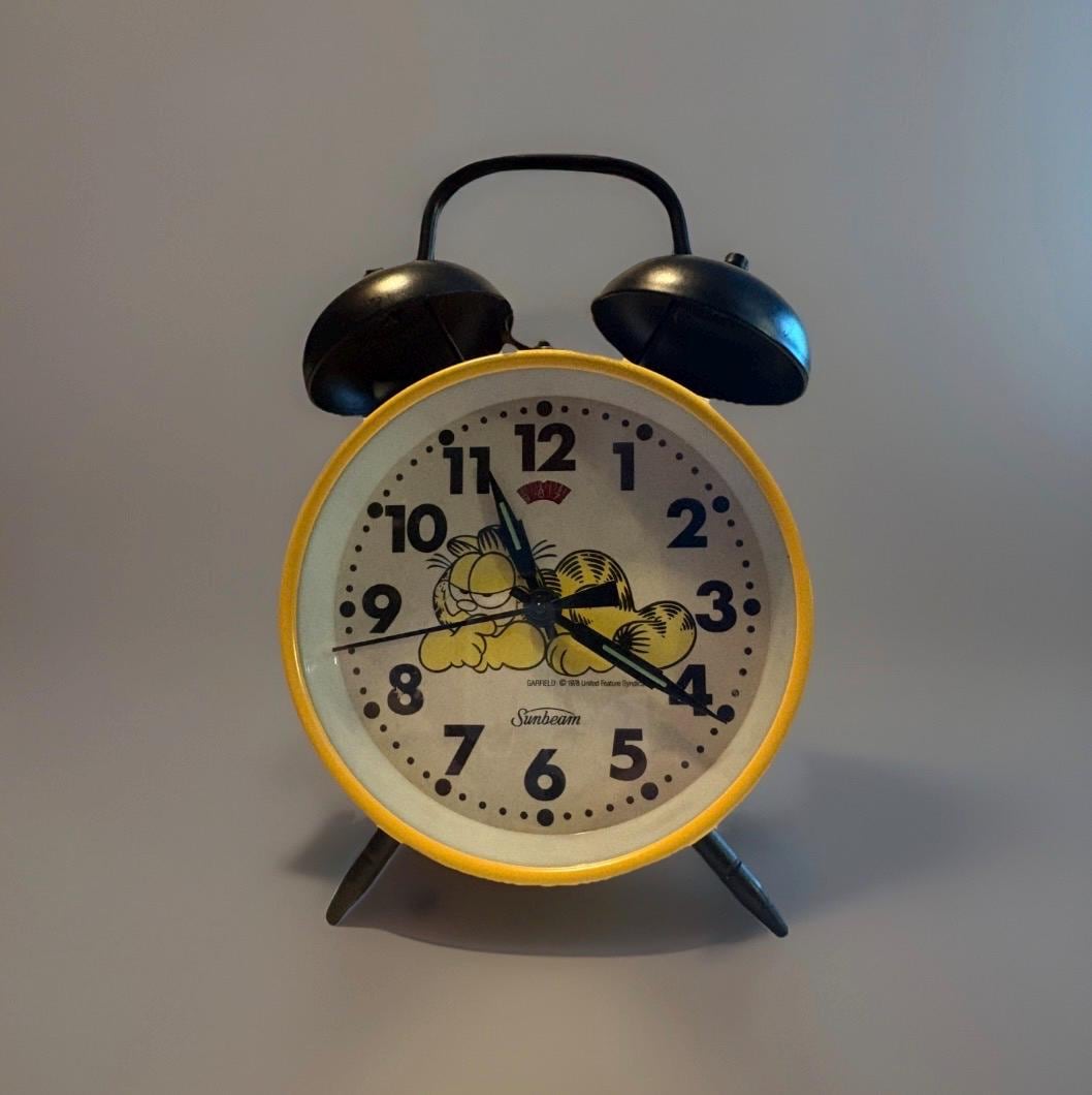 Garfield Alarm Clock - Etsy