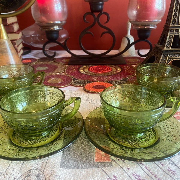 Green Tea Cups Etsy