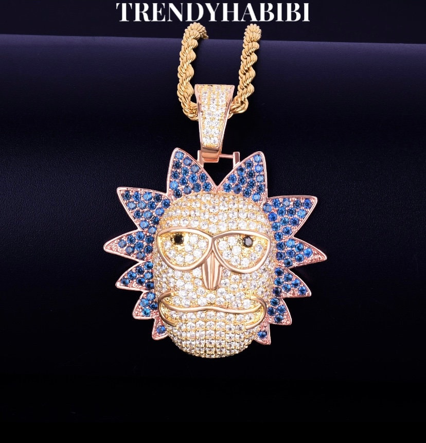 Rick and morty iced shop out chain