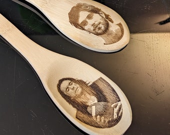 Cuchara de cocina de madera Tommy Wiseau "The Room" // Excelente regalo para los fanáticos de la increíble película de culto