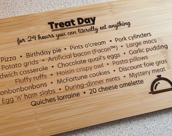 Butterfield Diet Plan - Serving Board - Brian Butterfield (Peter Serafinowicz Show) // Funny Kitchen Cheeseboard Platter Charcuterie