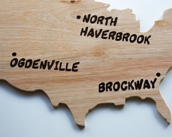 Monorail Map - Lyle Lanley inspired Wall Art // Two Sizes