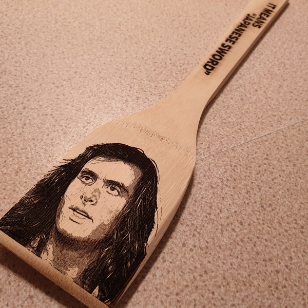 Samurai Cop Spatula -Joe Marshall Frank Washington /  "Cause I'm an undercover cop"  Cult Bad Movie Gift Cinema Amir Shevan