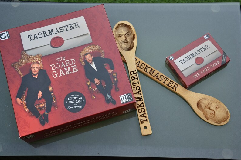 Taskmaster Greg Davies Wooden Spoon - Perfect Taskmaster Board Game ...