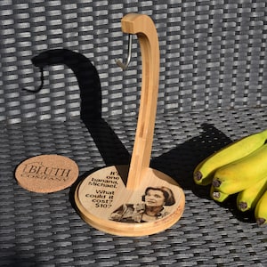 Lucille Bluth &quot;It&#39;s One Banana Michael...&quot; Banana Tree Stand - Arrested Development Inspired Fan Gift // Perfect for Bluth Homes