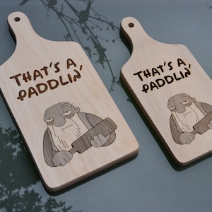 That&#39;s a Paddlin - Jasper - The Simpsons - Mini Paddle // Serving Board Kitchen Meme