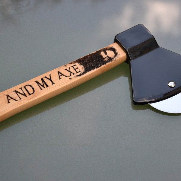 Gimli And My Axe - Lord of the Rings inspired Pizza Cutter Axe -  Cinema Kitchenware - Tolkien Middle Earth Don't Tell the Elf Customisable