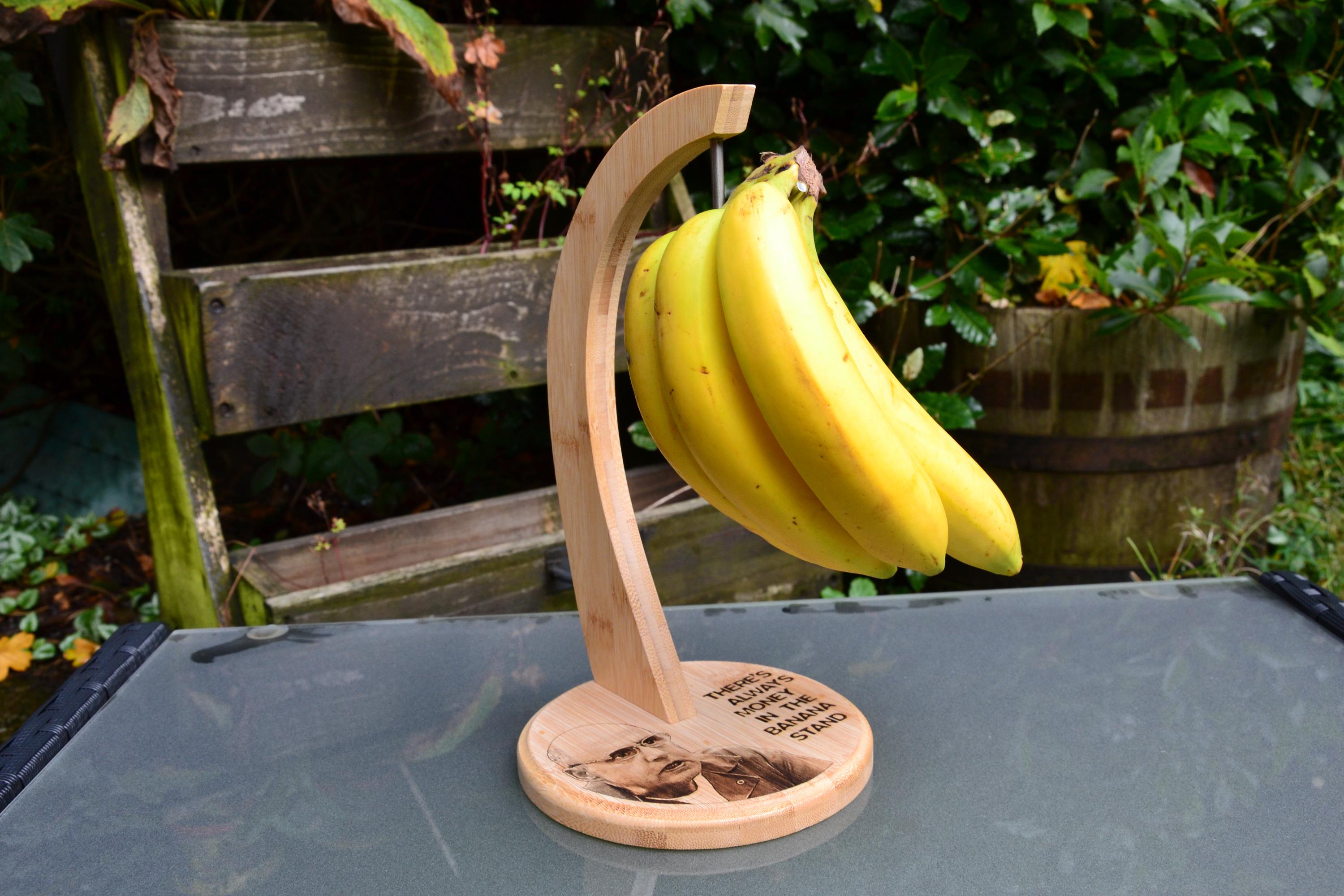 George Bluth "There's always money in the banana stand..." Banana Tree Stand - Arrested Development Inspired Fan Gift Kitchen Fruit Holder