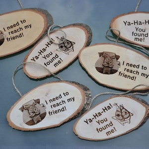 Korok Ya-Ha-Ha! You Found Me! - I Need to Reach My Friend Log signs -  // Zelda Tears of the Kingdom Breath of the Wild inspired gift