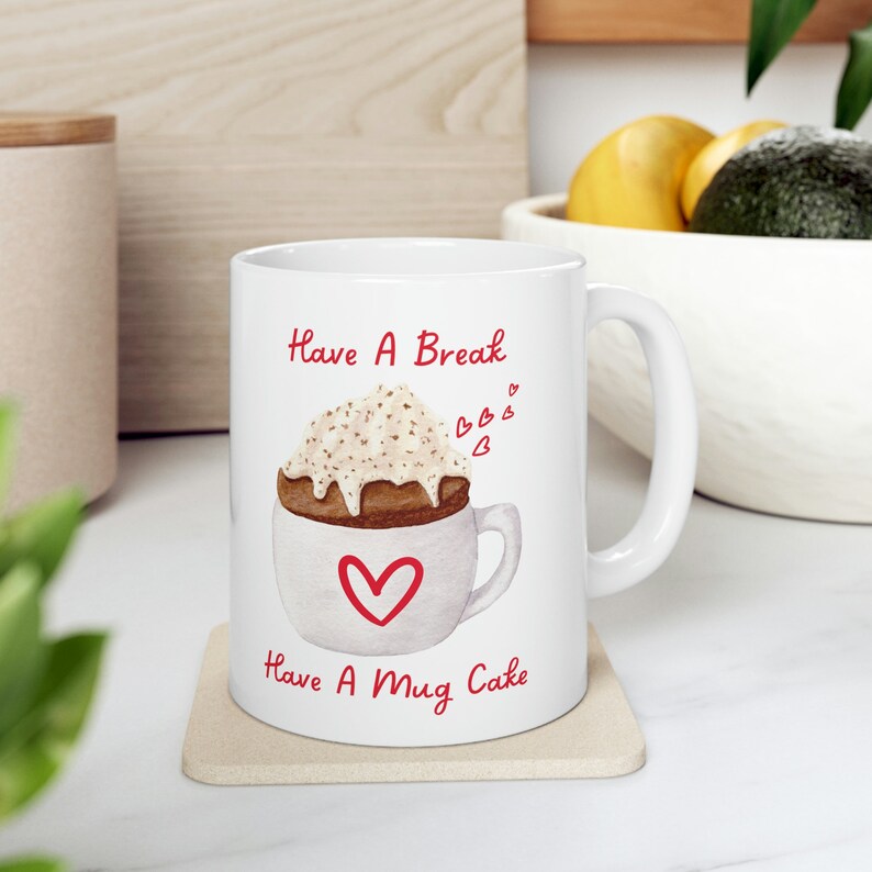 Taza Keto Taza de pastel Taza de café divertida para los amantes de los postres bajos en carbohidratos Microondas Postres Keto Taza de pastel para hornear sin gluten Regalo para hornear Regalo para mamás imagen 8