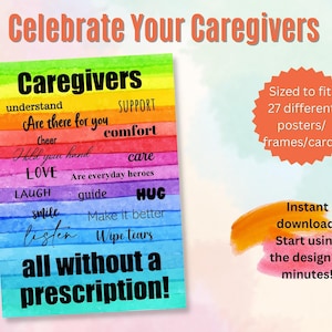 Caregiver Appreciation | Caregiver Encouragement | Gift for Caregiver | Caregiver Recognition | Digital Download