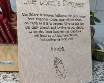 The Lord's Prayer Plaque