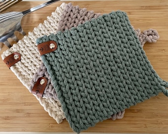 Topflappen / Untersetzer gehäkelt / Küchenhelfer / handgemacht