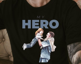 Super Dad Father's Day Shirt Gift, Superhero Dad T-shirt, Best Gifts for Papa, New Dad Tee Shirt