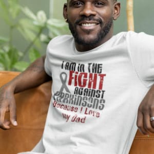 Parkinson&#39;s Disease Support T-Shirt, Parkinson&#39;s Disease Awareness Month, Parkinsons Survivor Gift, Family Support Clothing