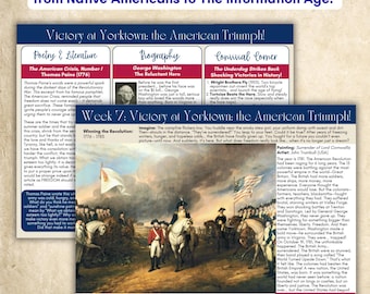 US History | Tea Time Guides (24 Weeks)