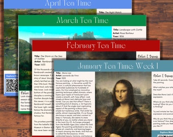 1 Year of Art, Poetry & Music Appreciation (Bundle 12 Months + Advent) | Charlotte Mason Homeschool
