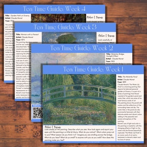 Guide per l'ora del tè di aprile / Apprezzamento di arte, poesia e musica durante il tè / Charlotte Mason, istruzione classica per l'homeschooling