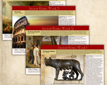 Ancient Rome - Tea Time Together™: Ancient History Edition | Homeschool | Printable | Instant Download