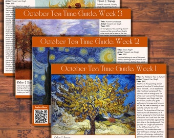 Theetijdgidsen oktober | Kunst, poëzie en muziek Waardering boven thee | Charlotte Mason, klassiek thuisonderwijs