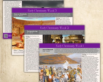 Early Christianity - Tea Time Together™: Ancient History Edition | Homeschool | Printable | Instant Download
