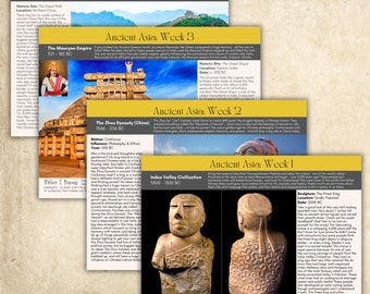 Ancient Asia - Tea Time Together™: Ancient History Edition | Homeschool | Printable | Instant Download