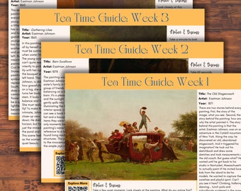 June Tea Time Guides: Art, Music & Poetry Appreciation (Digital Download)