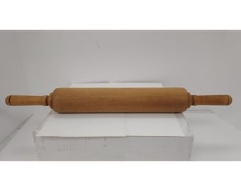 Wooden Rolling Pin, Vintage, 1950s,  MCM,