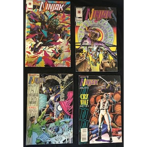 Ninjak Comic Book Lot of 8 Valiant Comics  Circa 1994/1995